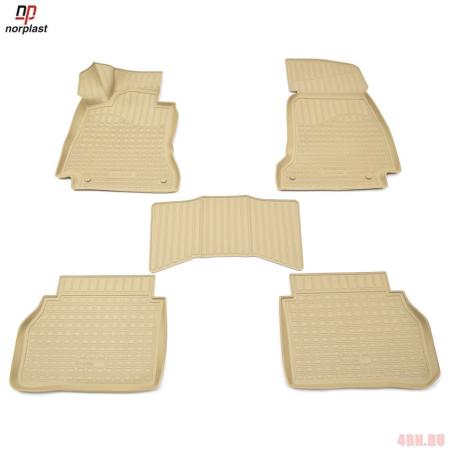 Коврики салона Norplast для Mercedes-Benz E (W213) седан 3D (2016-2025) № NPA11-C56-410-B