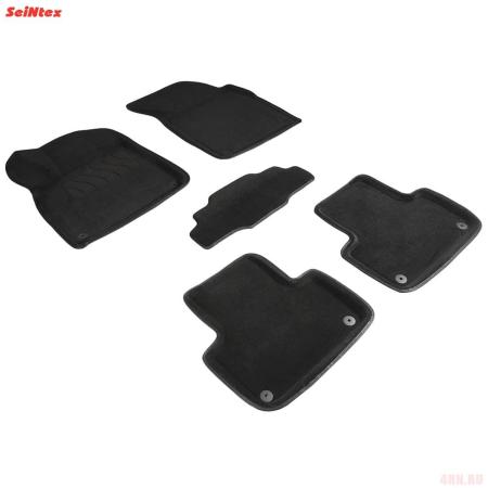 Коврики салона 3D текстильные для Audi Q7 (2019-2025) бежевые № 95983