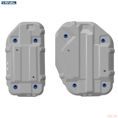 Защита топливного бака для Lexus NX (250) (2021-2025) 2 части № 333.9535.1