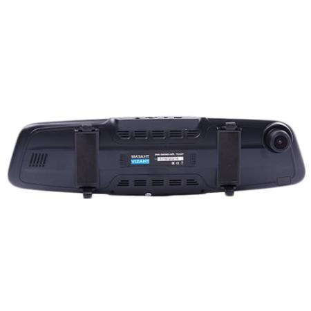 Зеркало с видеорегистратором + антирадар +GPS +выносная камера VIZANT 751 GPS