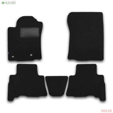 Коврики салона Klever текстильные Premium для Toyota Land Cruiser Prado 150 5 мест (2013-2025) № KVR03482922110kh