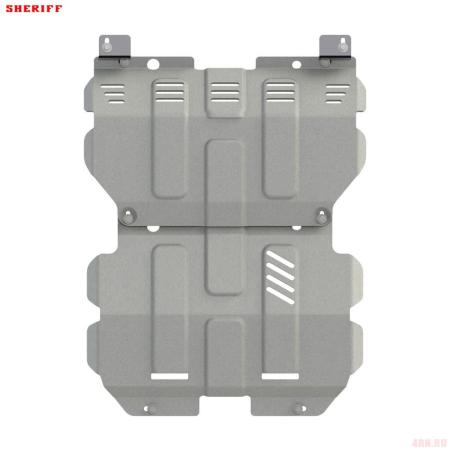 Защита картера и радиатора для Mitsubishi Pajero Sport (2016-2025) № 14.4093