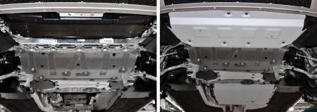 Защита радиатора и КПП для BMW 3-Cерия 4WD (2018-2025) 3 части № K333.0536.1