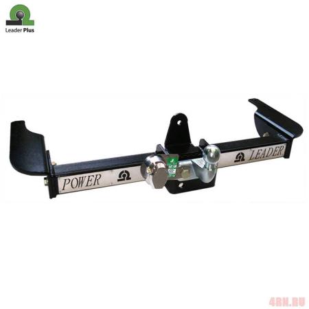 Фаркоп Лидер Плюс усиленный (с декоративной пластиной) для Toyota Land Cruiser Prado 150 (2009-2017) № T113-F(N)