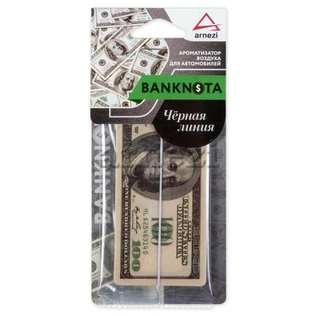 Ароматизатор подвесной ARNEZI 100$ Черная линия ARNEZI A1509105