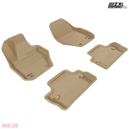 Коврики салона Sotra Liner 3D Lux бежевые для Volvo S60 (2010-2018) № ST 74-00497
