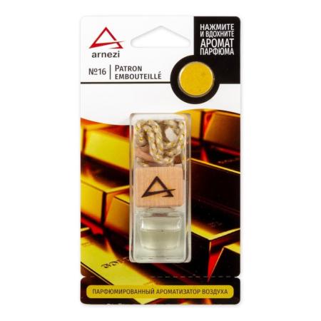 Ароматизатор жидкий подвесной флакон с деревянной крышкой ARNEZI французский автопарфюм №16 patron embouteill? ARNEZI A1509095