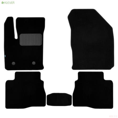Коврики салона текстильные Premium для Kaiyi E5 (2022-2024) 5 шт. № KLEVER0512400122110kh