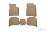 Коврики в салон 3D Kvest для Toyota Land Cruiser 200 (2015-2021) бежевые № KVESTTYT00001Kb1