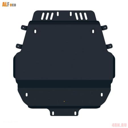 Защита картера и рулевых тяг для Lexus LX570 (2007-2012) № ALF.12.05