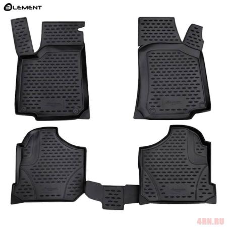 Коврики салона Element для Volkswagen Golf 4 (1998-2004) № NLC.51.04.210k