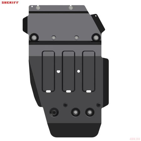 Защита КПП для Jeep Wrangler (2018-2025) № 04.3989