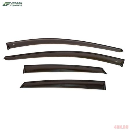 Дефлекторы боковых окон Cobra для Ford Focus 3 седан, хэтчбек 5дв. (2011-2018) № F32811