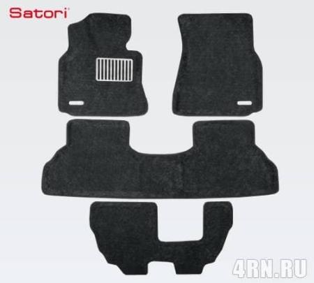 Коврики салона Satori Liner 3D Basic текстильные для BMW X5 (E53) (2004-2006) 3 ряда № SI 05-00058