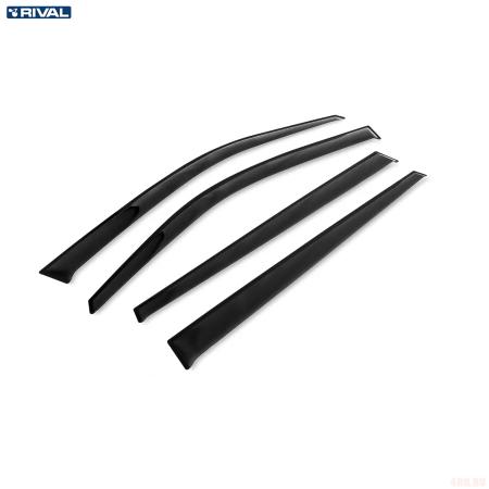 Дефлекторы окон Premium для Geely Atlas (2018-2021) № 31903001