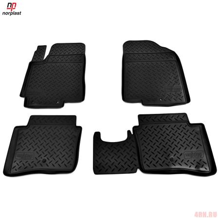 Коврики салона Norplast для Hyundai Solaris (2010-2016) № NPL-Po-31-35