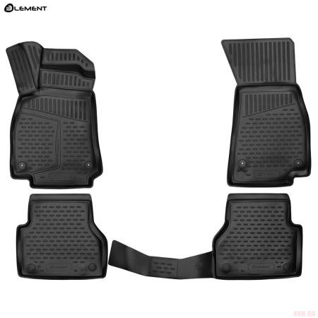 Коврики 3D салона для Audi A6 включая Allroad универсал (2018-2025) № ELEMENT3DA58925210k