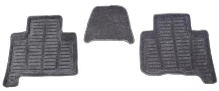Коврики салона Pradar 3D текстильные серые для Toyota Land Cruiser Prado 120 (2004-2009) № SI 09-00183
