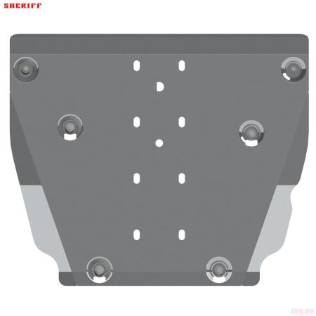 Защита картера для Kia Stinger (2018-2023) № 11.3631 V3