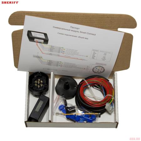 Проводка фаркопа Smart Connect c 7-pin с функцией парктроника № KA.SC.7.2