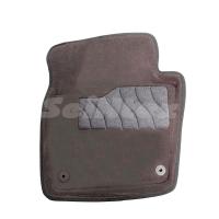 Изображение коврики салона 3d текстильные для volkswagen tiguan (2010-2016) серые № 84778