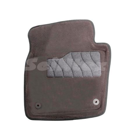 Коврики салона 3D текстильные для Volkswagen Tiguan (2010-2016) серые № 84778