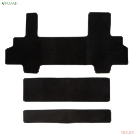 Коврики салона тектильные для Citroen Space Tourer (2017-2025) 2-3 ряд сидений № DK00000026.01