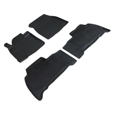 Коврики салона с высоким бортом для Toyota Land Cruiser 200 (2007-2011) № 01363