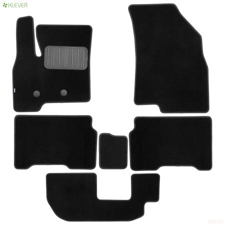 Коврики салона текстильные Premium для Chery Tiggo 8 Pro E+ (2023-2024) 6 шт. № KLEVER0506303422110kh