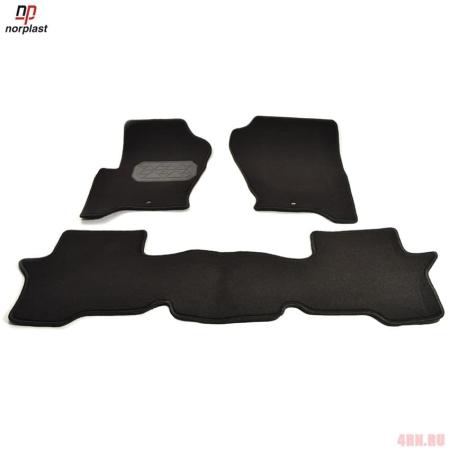 Коврики салона Norplast текстильные для Land Rover Discovery 4 (2009-2016) № NPL-VTe-460-051a