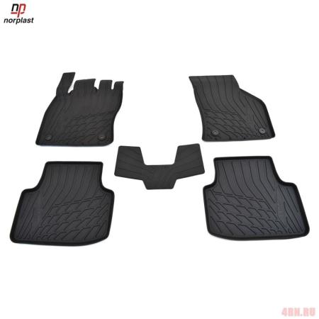Коврики салона Norplast литьевые для Skoda Octavia (A7) (2013-2020) № NP11-LdC-81-400
