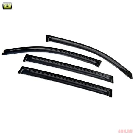 Дефлекторы боковых окон SIM для Chevrolet Orlando (2011-2015) № SCHORL1132