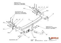 Фаркоп Imiola для BMW 5-Серия (E39) седан (1995-2003) № B.004