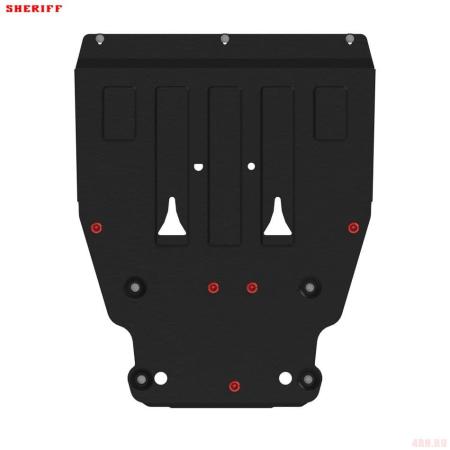 Защита картера и КПП для Mercedes CLA-Class (2019-2025) № 13.3942