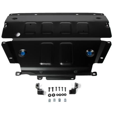 Защита двигателя для Porsche Cayenne (2017-2025) черная № 333.4615.1