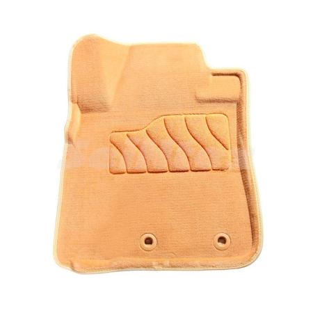 Коврики салона 3D текстильные для Toyota Land Cruiser 200 (2012-2021) бежевые № 85481