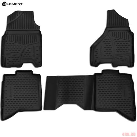 Коврики в салон 3D Element для Dodge Ram (2017-2025) Crewcab (USA) № ELEMENT3D1308210