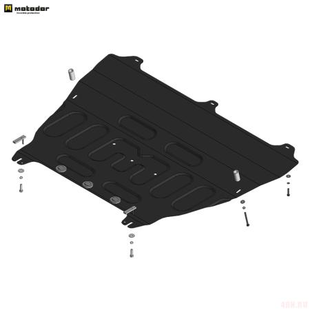 Защита картера и КПП для Exeed RX (2023-2025) № 79014