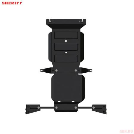 Защита КПП для Mitsubishi Pajero Sport (2016-2025) № 14.2998