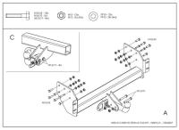 Фаркоп Galia для Nissan Cabstar (2006-2016) № N049A