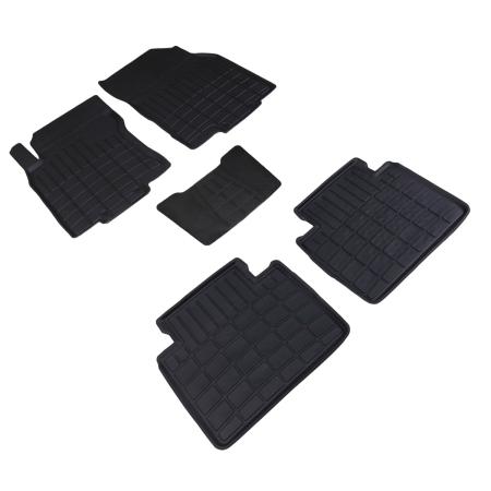 Коврики салона с высоким бортом для Nissan X-Trail (T32) (2014-2022) № 89311