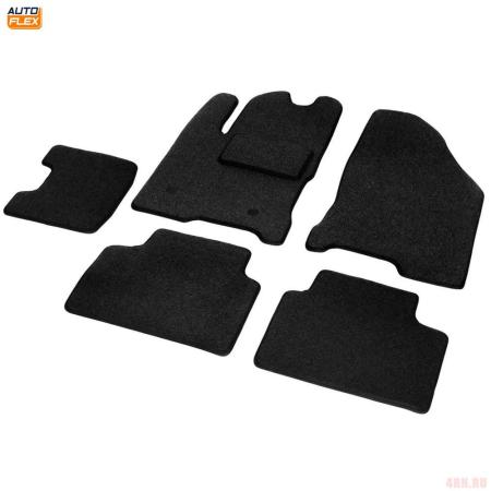 Коврики салона текстильные Lux для Lada (ВАЗ) Vesta (2015-2025) цвет графит № 5600101