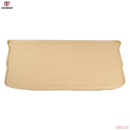 Коврик в багажник Norplast для Smart ForFour (W453) (2014-2021) бежевый № NPA00-T82-200-B