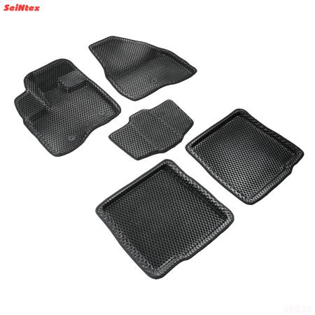 Коврики салона Eva 3D "ромб" для Ford Explorer (2011-2015) (до V3,5) № 317175