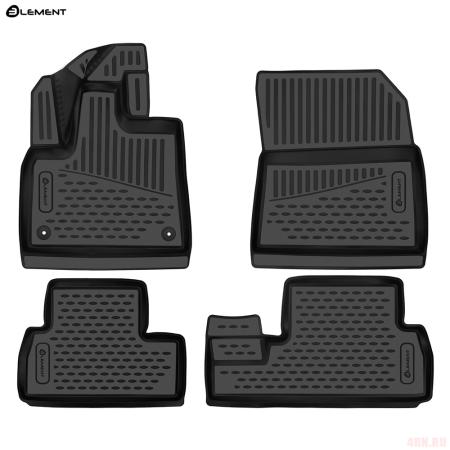 Коврики салона 3D для Opel Combo (E Life X19) (2021-2025) 5 мест. (Европа) № ELEMENT3DA26730210k