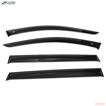 Дефлекторы окон для EXEED TXL (2020-2025) широкие № CE70120