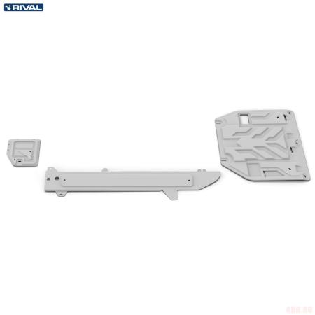 Защита картера и КПП, топливных магистралей, редуктора для Geely Monjaro (2022-2025) № K333.1930.1