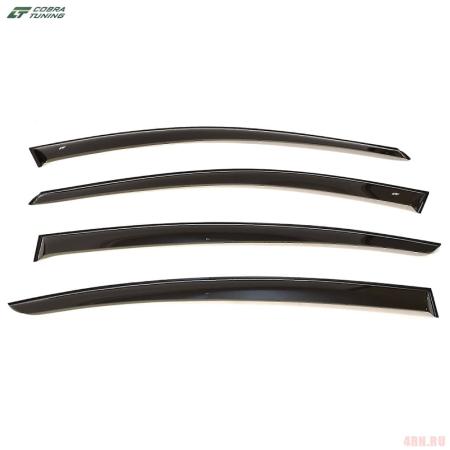 Дефлекторы боковых окон для Mazda 6 седан (2013-2025) № M22412