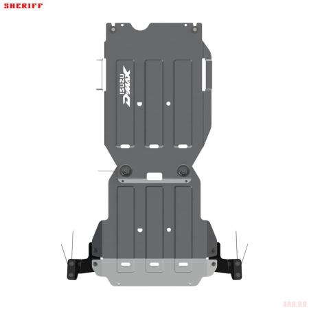 Защита КПП для Isuzu D-Max С вырезом D-Max (2012-2019) № 32.3155