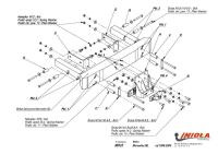 Фаркоп Imiola для Mercedes M-Class для авто с запаской снизу (1998-2005) фланцевое крепление № M.033